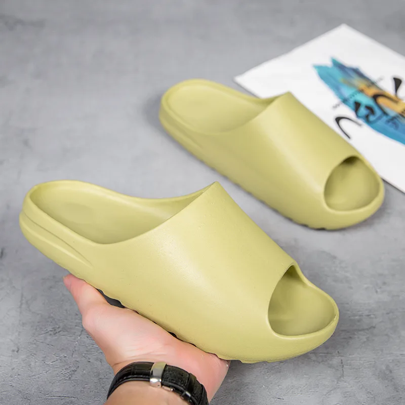 

2021 hot sale gocci pink elmo yeezy slipper sandalia customization slides unisex men blue yezzy slides slippers custom logo