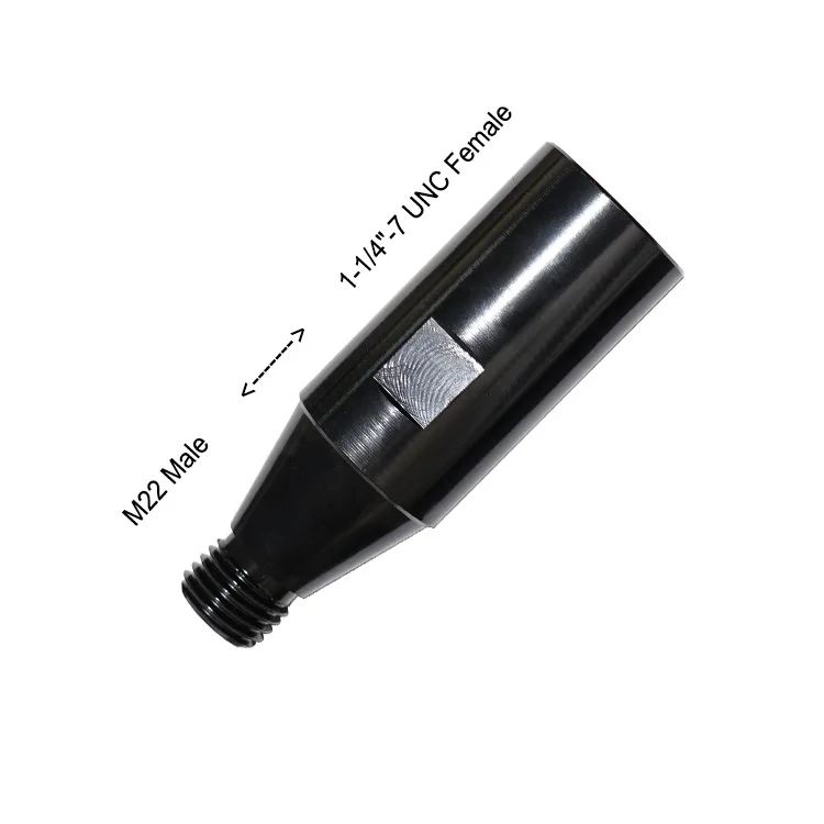 Adapter from EU Standard Thread 1-1/4-7 to M22 for Diamond Core Drill Machine 