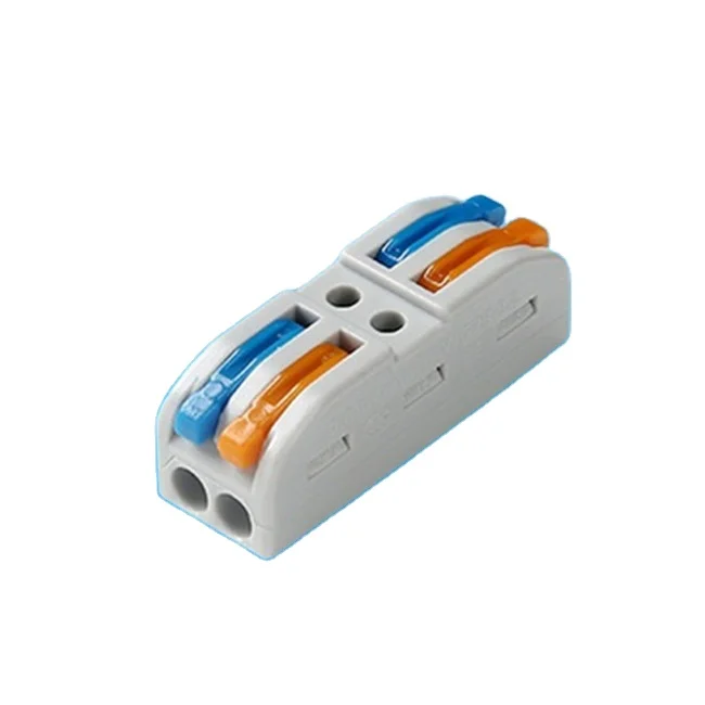 

KV212 2 ways colorful spl2 fast connection connector electric terminal block terminals