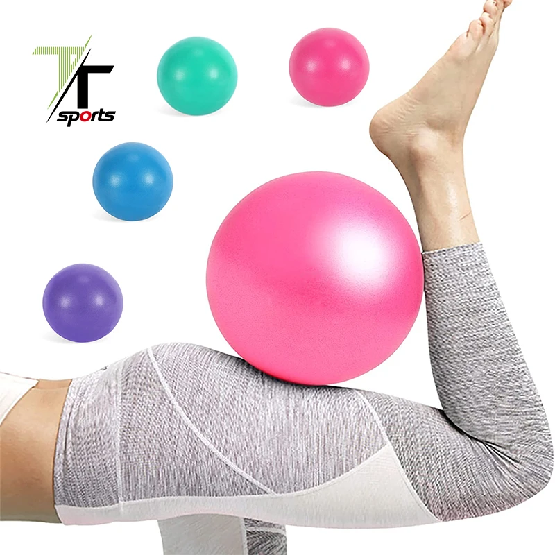 

TTSPORTS 9 Inch Tasteless Yoga Ball Mini Exercise Pilates Yoga Ball, Multi colors or customized