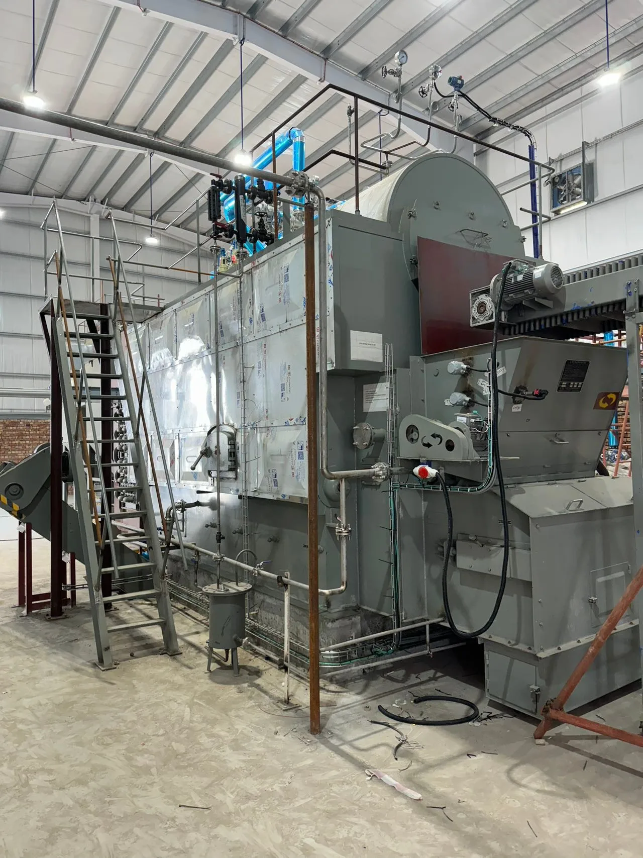 EPCB 3T/H biomass steam boiler at Brazil food processing plant