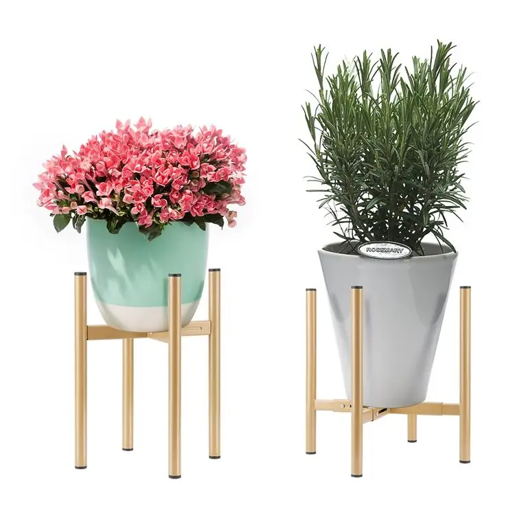 

Promotional Home Decor Modern Flower Pot Plant Rack Adjustable Display Rack