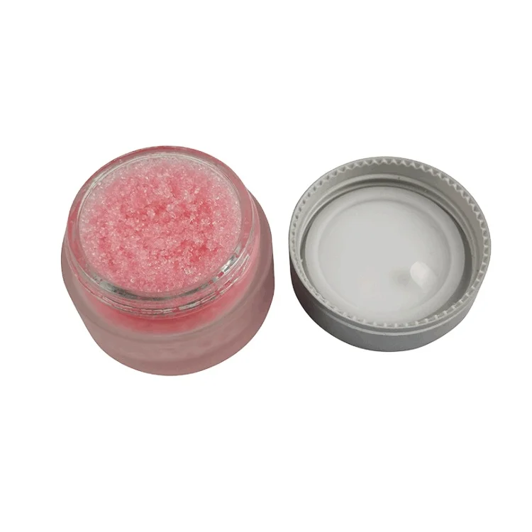 

2021 New Exfoliating Strawberry Lip Sugar Scrub Cleans Old Cuticles Removes Dead Skin Moisturizes Lips With Plant Essential Oils, Pink