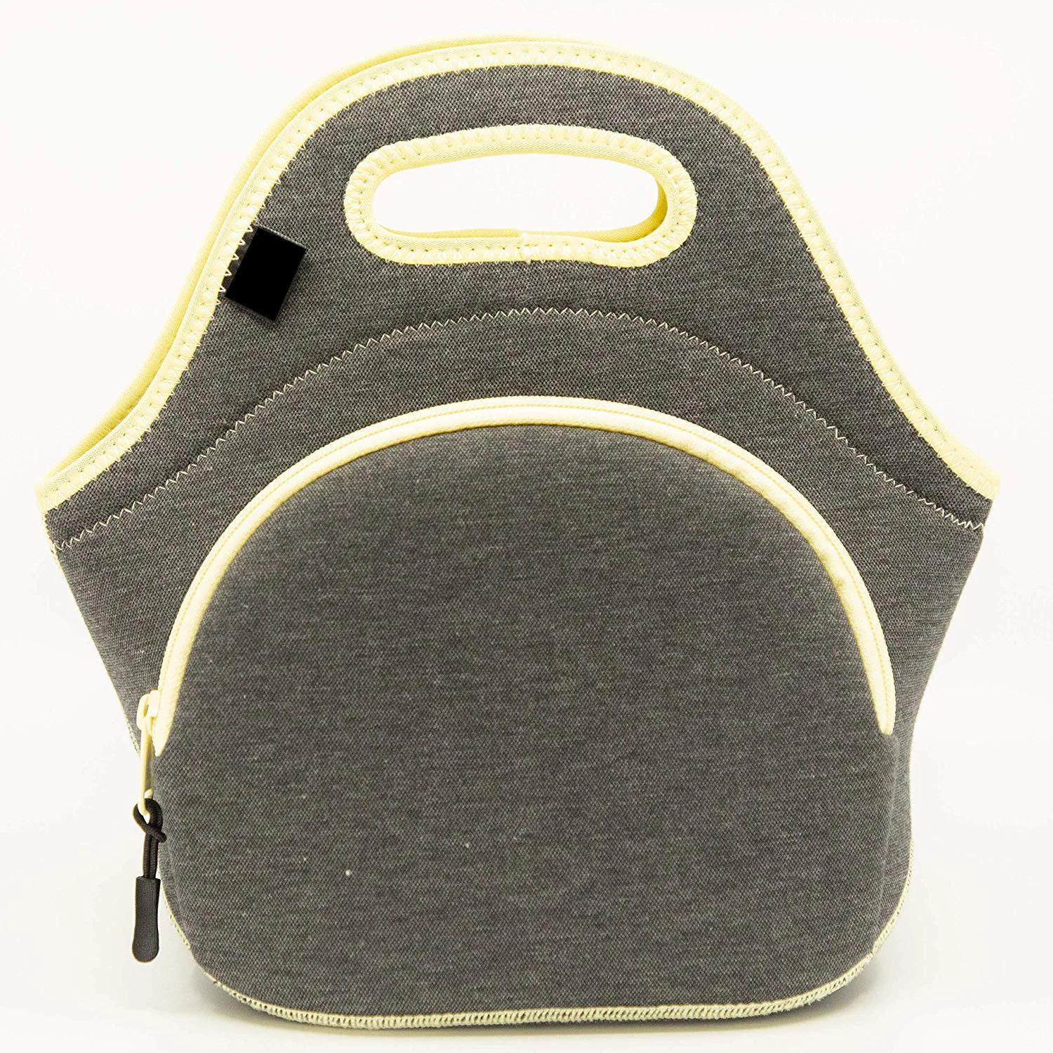 

Black Neoprene portable insulated Lunch box carry bag for office school, Customized