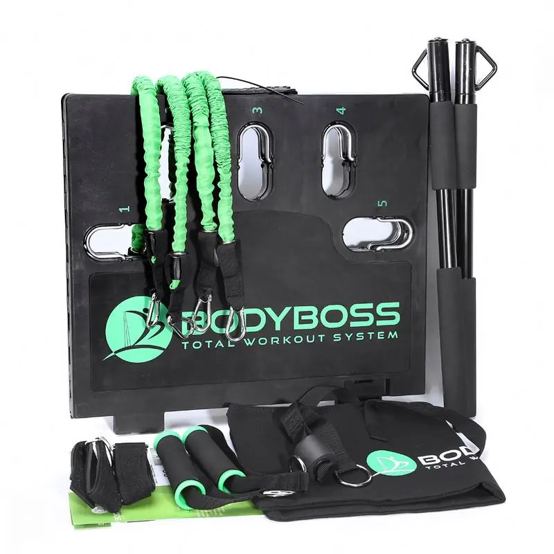 

Home Gym Workout Multi-functional Trainer Board Bodyboss 2.0 Package With Resistance Bands