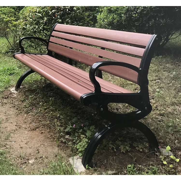 wooden long bench chair