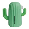 340MLAir Humidifier Romantic LED Cactus Soft Silicone USB Aroma Diffuser For Home Office Car Aromatherapy Humidificador