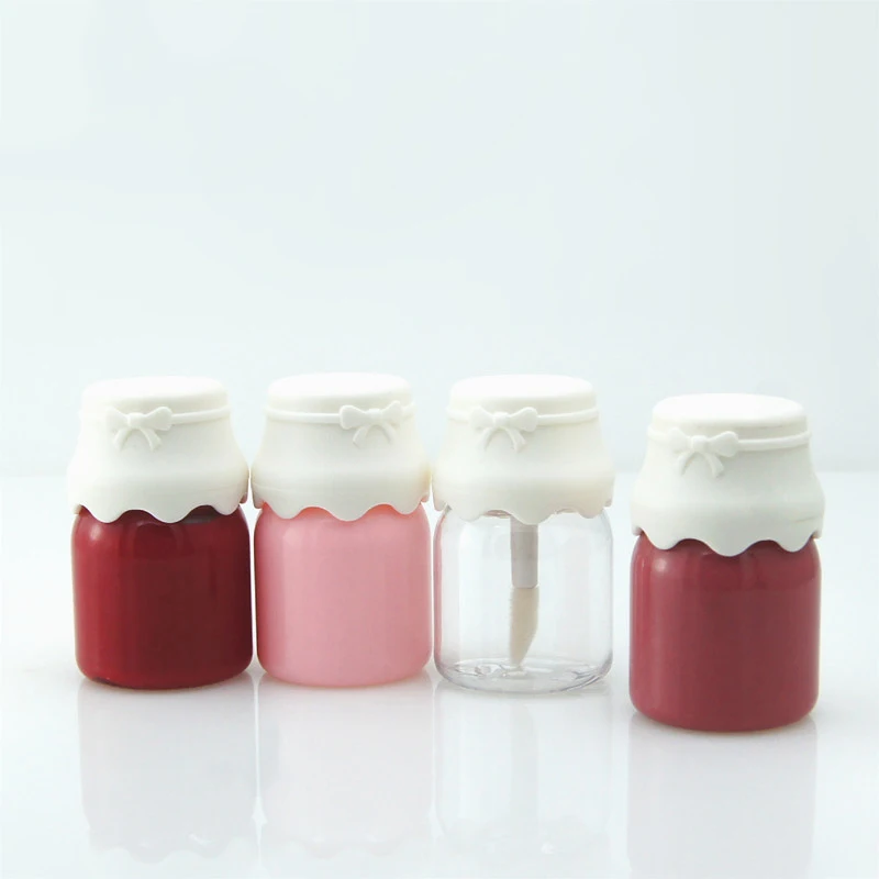 Mini Milk Bottle Clear Cute Lip Gloss Container 8ml Lovely Pink Free