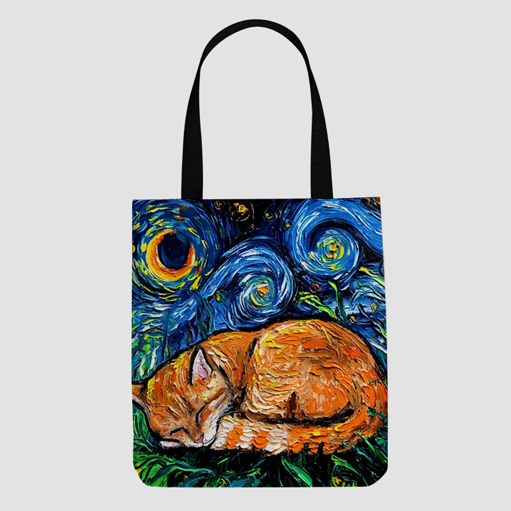 

custom gift painting wholesale cotton shopping laminated non woven canvas tote bag