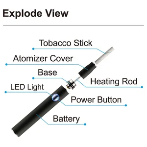 Quick 2.0 Heated Tobacco Vaporizer Removable Sticks
