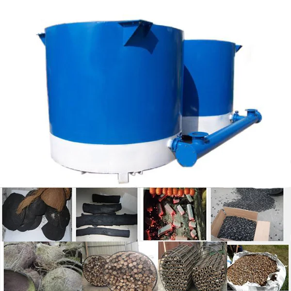 Industrial Oven Sawdust To Charcoal Making Machine Sawdust Carbonization Oven