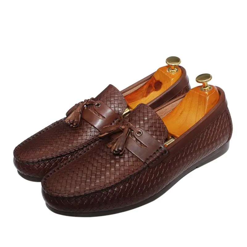 

Promotional red chief black leather shoes with good quality
