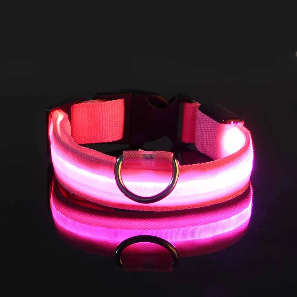 

Amazon Best Seller Flashing USB Cable Adjustable Rechargeable Glow Light Up LED Dog Collar for Dog