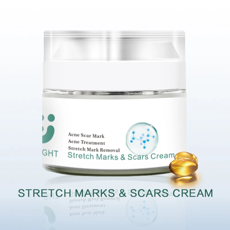 

Private Label Scar Removal Cream Stretch Marks and Scar Removal Cream Pimple Cream, Brown