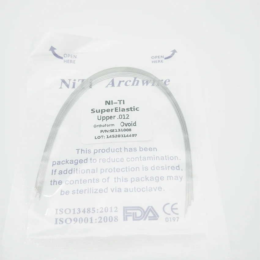 Bobina Di Chiusura Ortodontica In Niti – 0,010/0,012 X 300mm – Uso Dentale