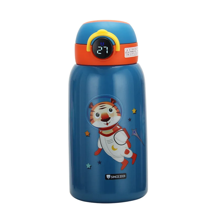 

Children Water Bottle 2021Stainless steel Smart Water Bottle with LED Temperature Display Thermo tumbler cups