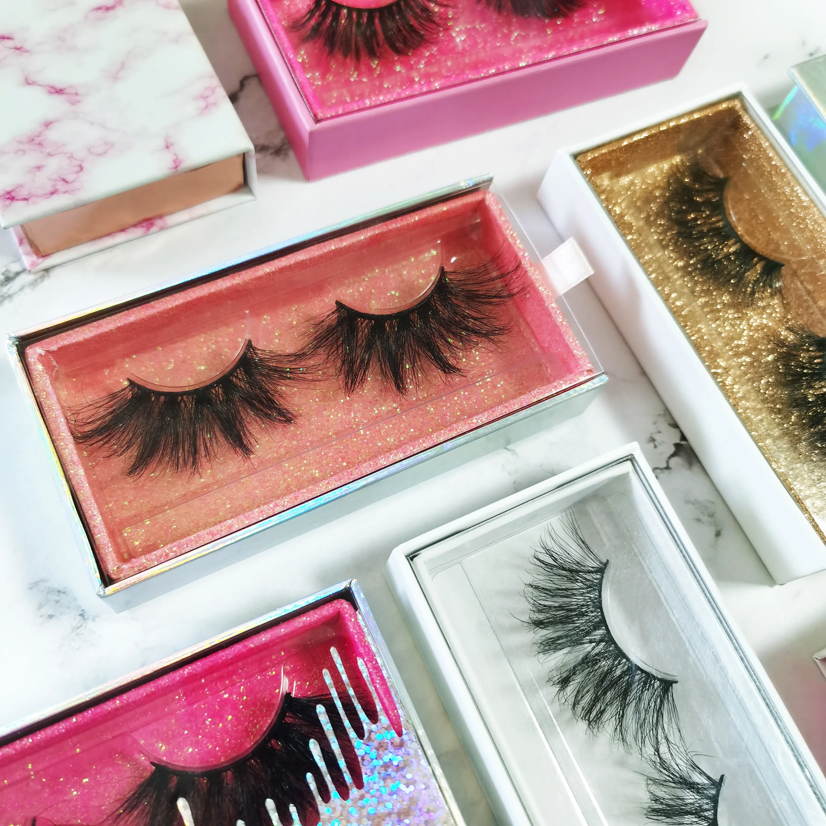 

fluffy 100% mink fur false eyelash growth serum 100% organic private label mink eyelashes 18mm 25 mm fluffy mink eyelash vendor