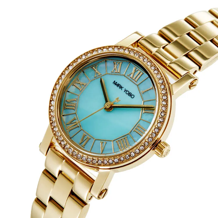 

MY 8117 Whosale Luxury OEM ODM Brand Girl Women sapphire Rhinestone Watches Ladies Fahion Diamond Wrist Quartz Watch, Customized colors
