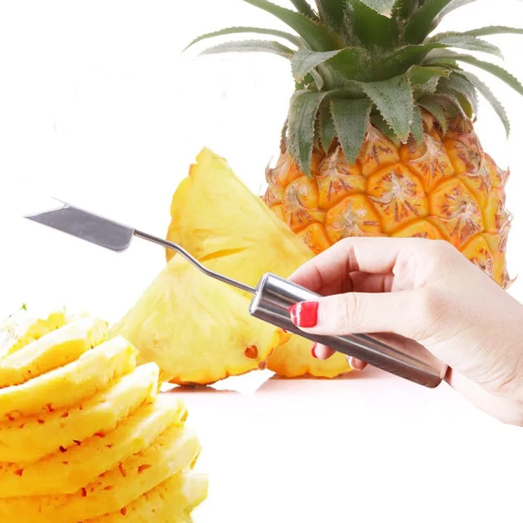 

Kitchen Fruit Tool Stainless Steel Metal Pineapple Peeler Knife Pineapple Eye Remover
