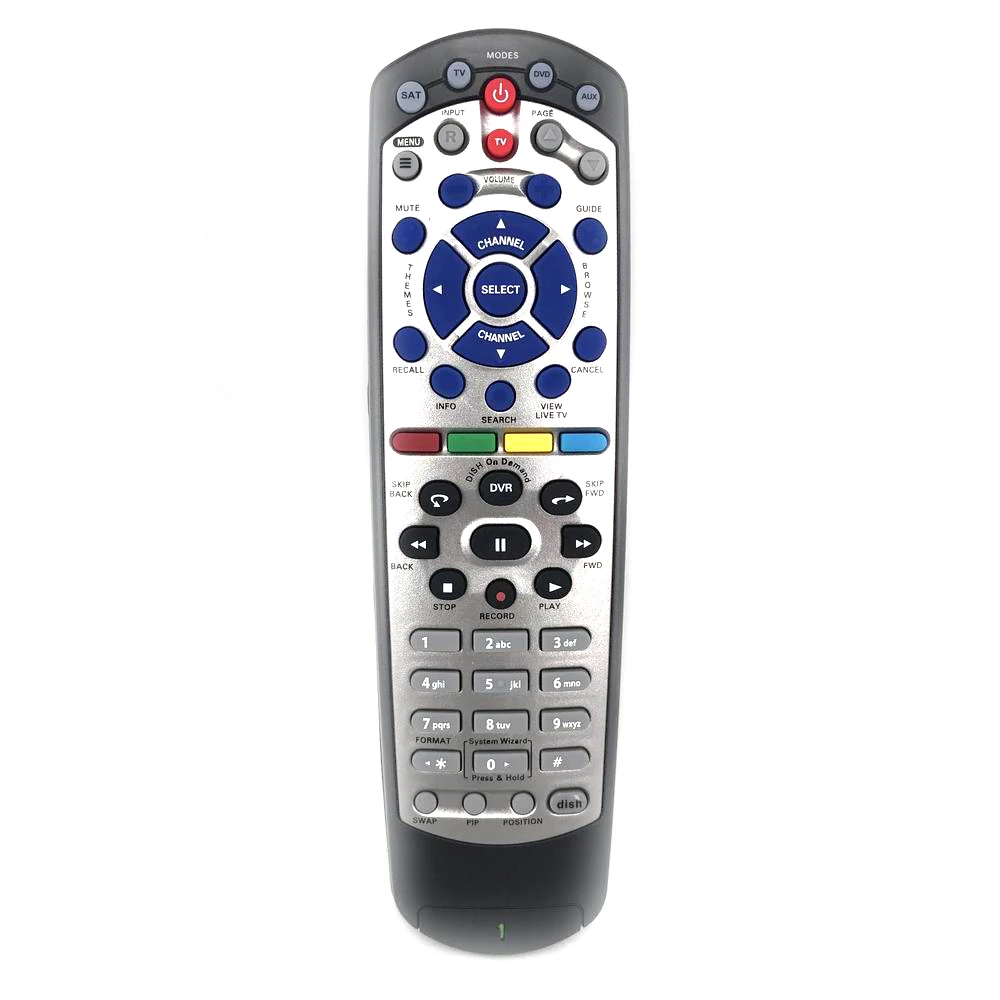 

New Replacement Fit For Dish-Network DISH 20.1 IR Satellite TV Remote Control DISH1 DISH2 with instructions Satellite Receiver, Black
