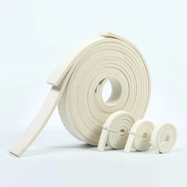 
Wholesale wool felt tape self adhesive wool felt tape high temperature sealing strip 