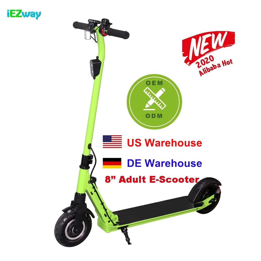 

2020 iEZway Germany Warehouse Electric Scooter Two Wheel Smart Factory, Black,green,orange,white