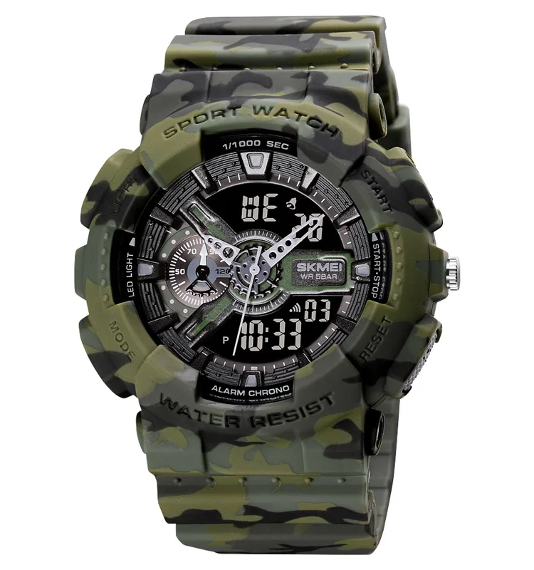 

Skmei 1688 Shock Men Military Army Mens Watch Reloj Led Digital G Style Sports Wristwatch Gift Analog Watches Male Relojes