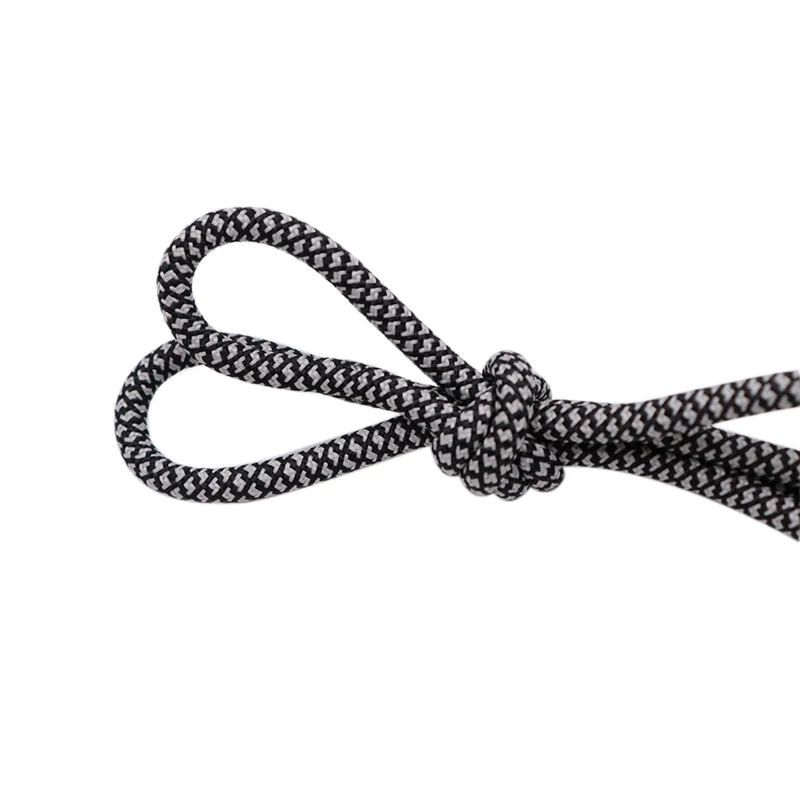 

The 0.3mm diameter round shoelaces two colors mixed support customize good quality polyester laces, Customized