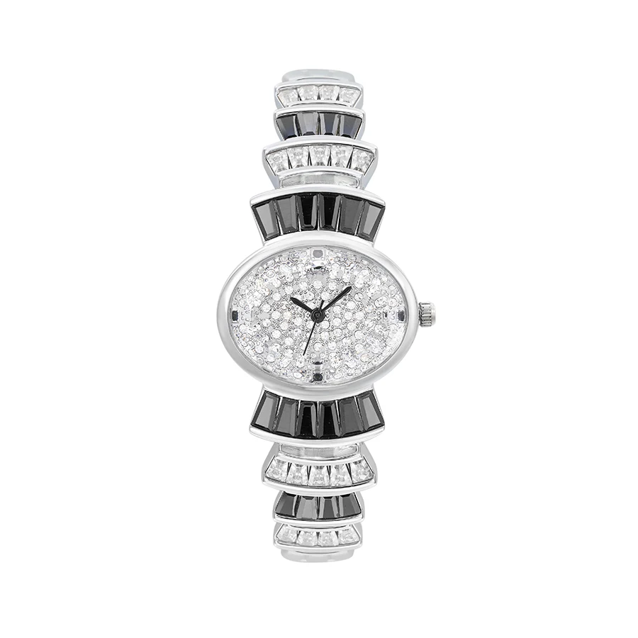 

watch 9 xuping Elegant noble fashion white gold zircon watch for women