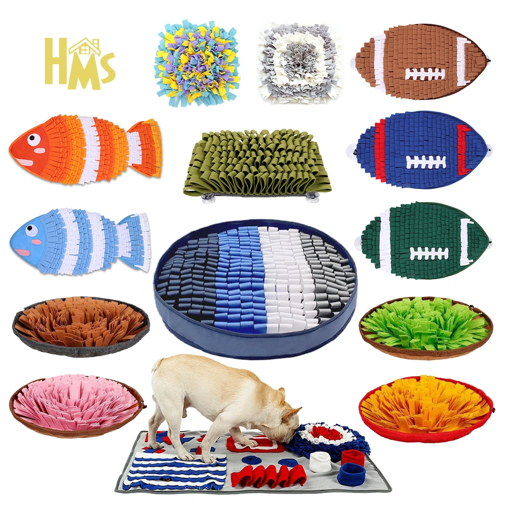 

HMS pet french bulldog sniffing stress release 2021 dog small training snuffle feeding mat to relieve stress for dogs touchdown, Picture