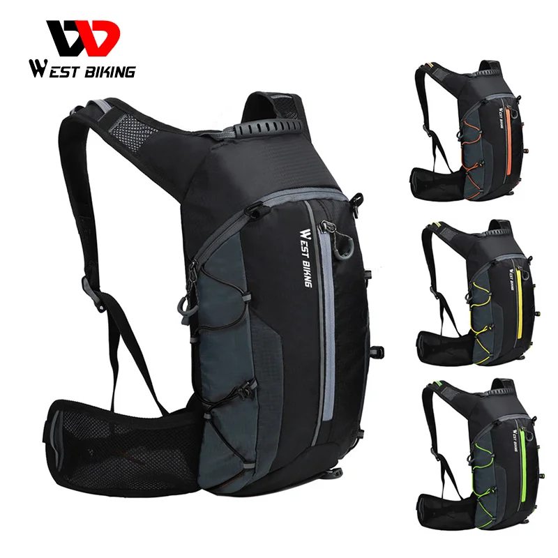 

WEST BIKING 10L Ultralight Portable Folding Bicycle Backpack Pouch Breathable Waterproof Hiking Rucksack Water Bag Bike Backpack