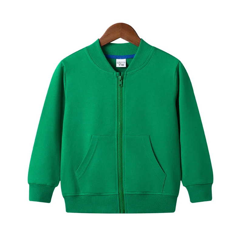 

Children's Autumn Clothing Boys and Girls Zipper Sweater Coat Leisure Sports Jacket