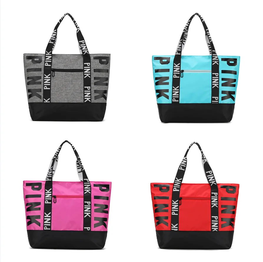 

Wholesale Luxury Large Tote bag Handbags With Handle Waterproof Nylon Fashion Reusable Shopping Bags For Women