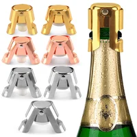 

High quality Stainless Steel Vacuum Sealed Wine Sparkling Stopper Champagne Bottle Stopper