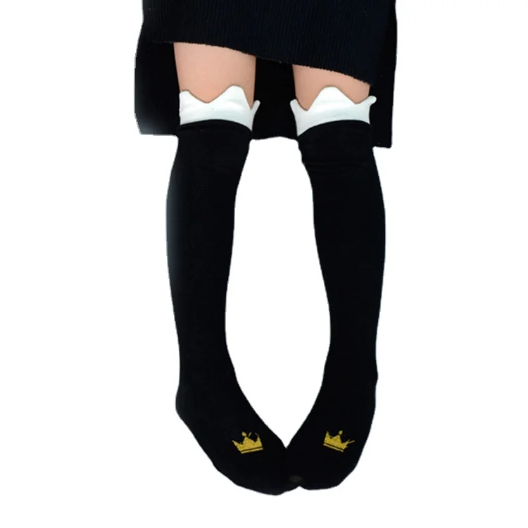 

Kids Cute Princess Fashion Cotton Baby Girls Sprint Autumn Socks Baby Children Crown