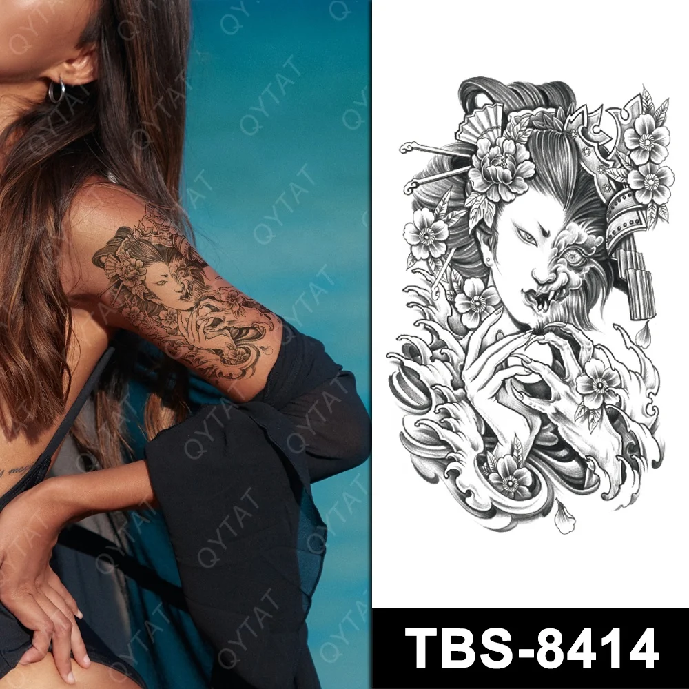 

New Fashion Easy To Apply Magic Beautiful Naked Women Sexy Water Proof Tattoo Temporary