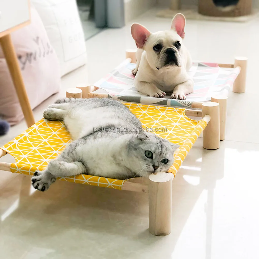 

Pet Dog Beds Four-legged Breathable Removable Pet Beds for Dogs Cats Hammock Mat Bed Shelf Pet Products