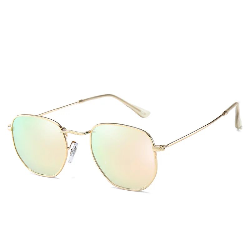 

Retro Irregular Shades Eyewear Sun Glasses Male Gold Alloy Frame Polarized Sunglasses For Female Color Changing Sunglass, Multi colors