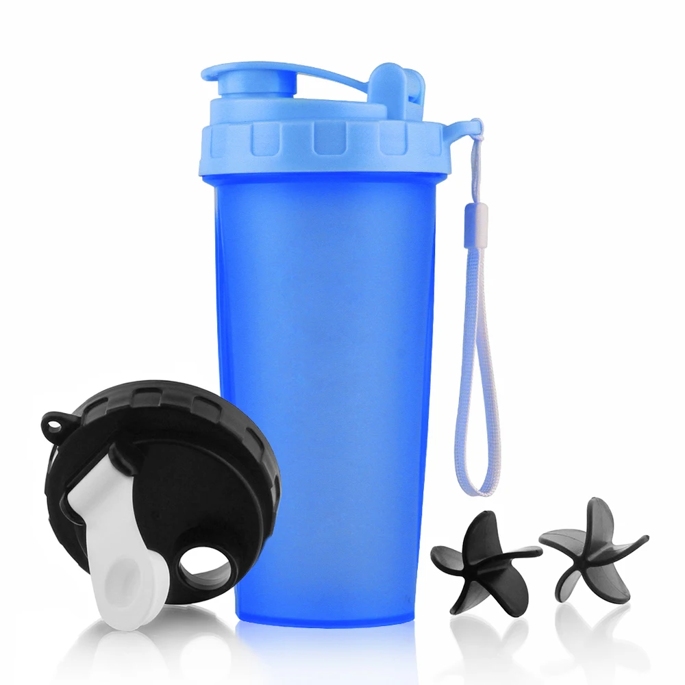 

350ml/700ml bpa free gym Sport Water bottle Plastic Protein Shaker Bottle