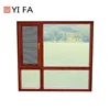 burglar proof mesh window aluminium mullion dust protection window aluminum vent window price for nepal market