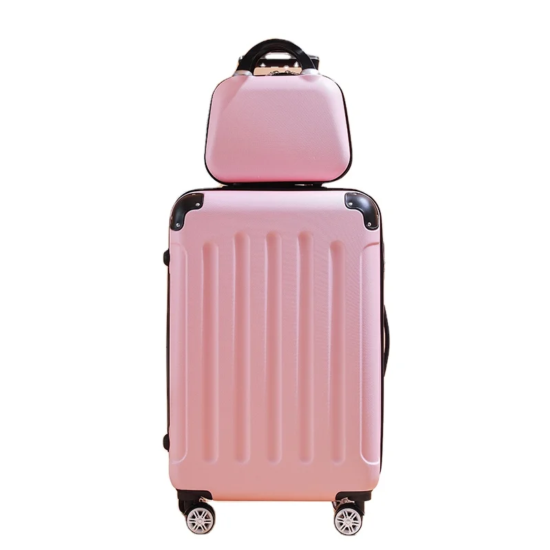 

Factory Price 2 Piece Travel Trolley Luggage Carry On Suitcase Travel Style Luggage Bag Set