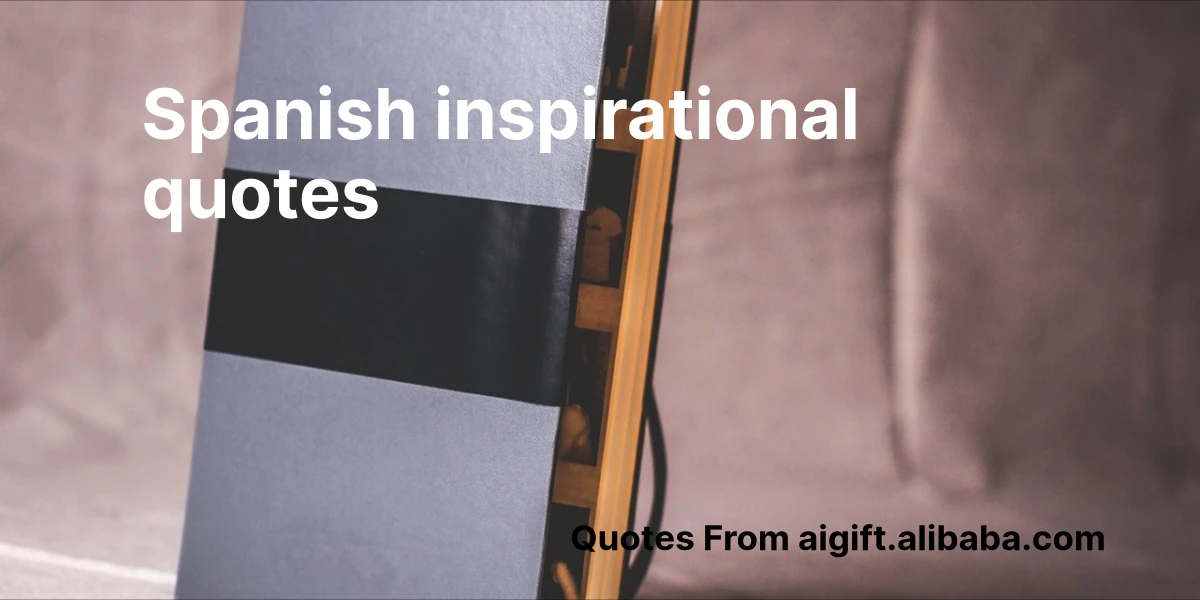 spanish inspirational quotes