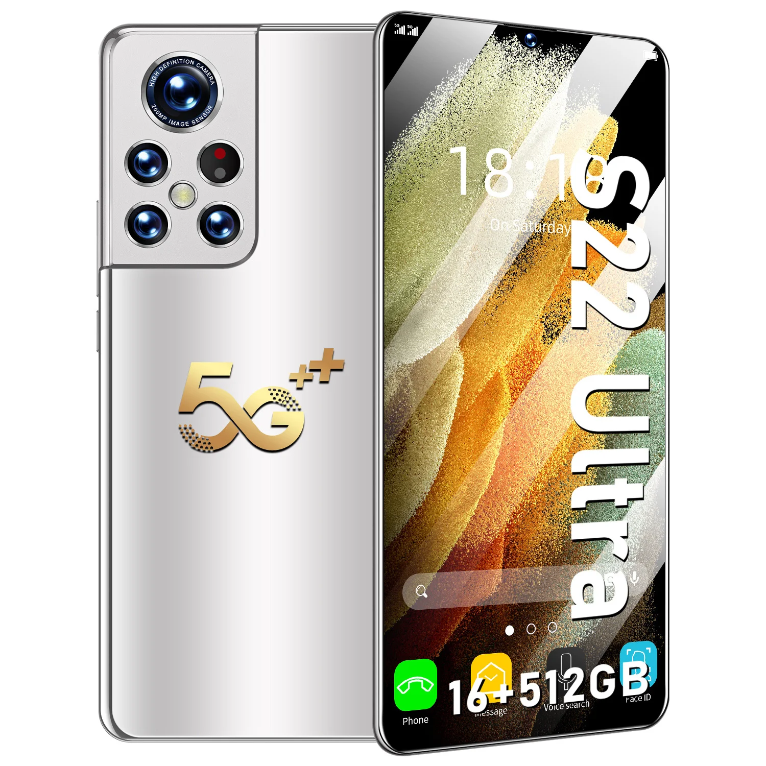 

2021 New Arrival S22 Ultra Smartphone 16+512GB Android 5G Mobile Phones Dual SIM Cards Long Standby 6.9 inch Full Screen Phones