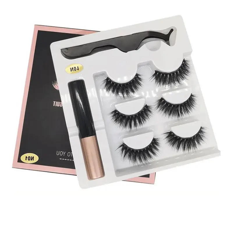 

Amazon Hot Sellings Invisible Cheap Magnetic Eyelashes 5D
