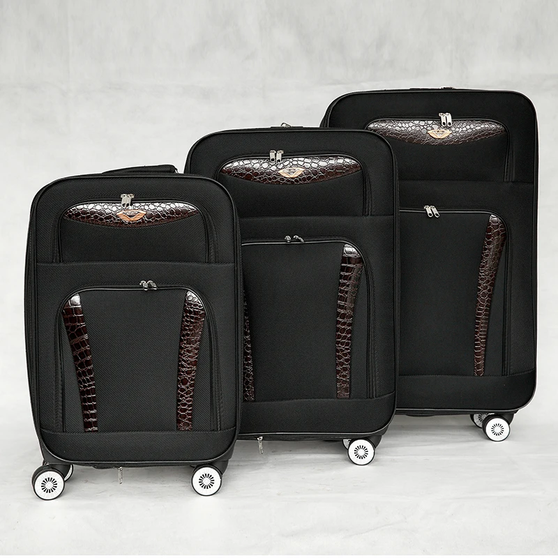 
Leather Cheap Suitcase Luggage Bag Travel Luggage Set 