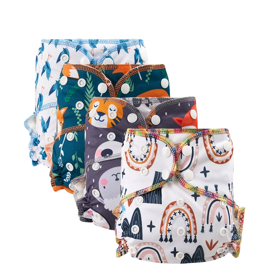 

Elinfant Velvet Inner Baby Diapers pants AI2 Diapers Cloth Reusable, In stock or customized