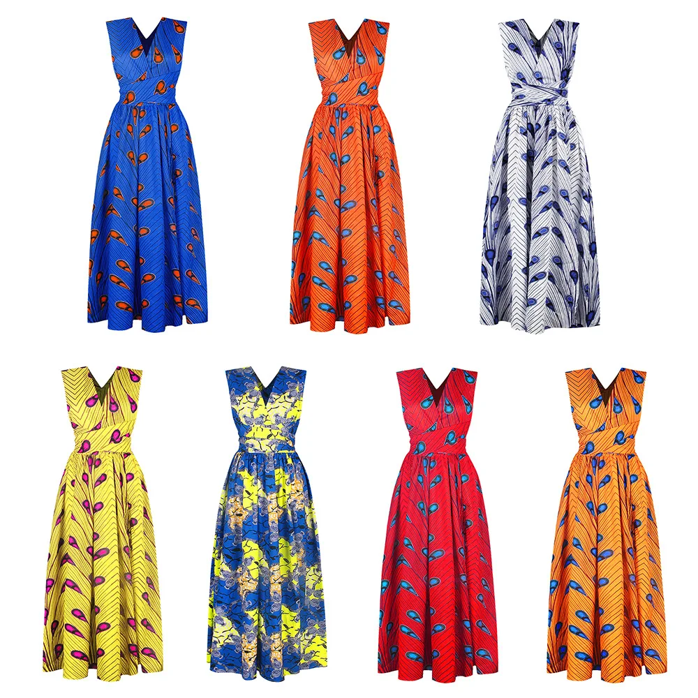 

factory OEM Customize african dress patterns long dress