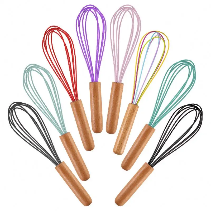 

Wooden Handle Kitchenware Silicone Kitchenware 11-piece Silicone Kitchenware Set Spatula Soup Spoon Set Utensils