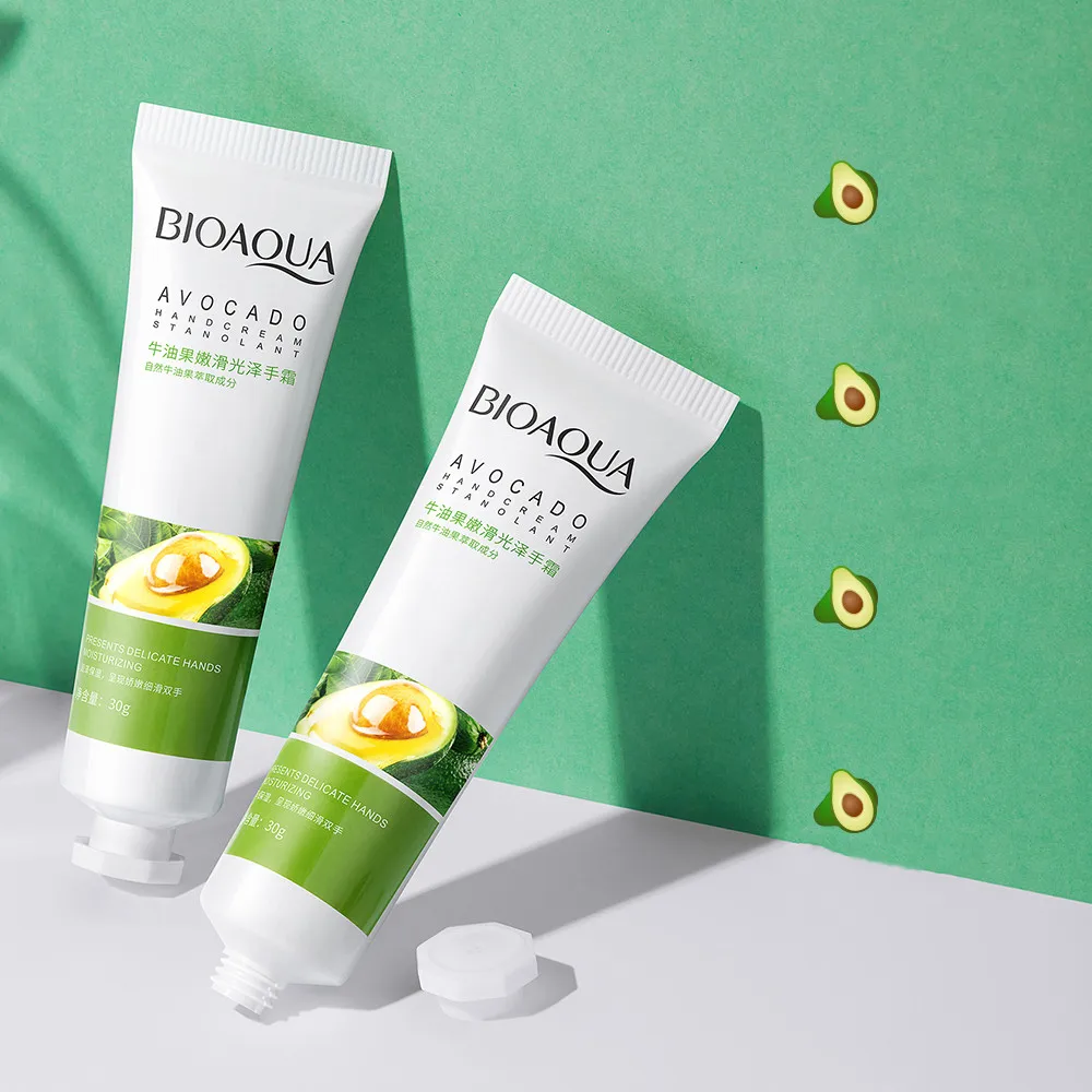 

BIOAQUA 30g avocado tender moisturizing hand cream hydrating improve roughness repair hand lotion easy to absorb not sticky