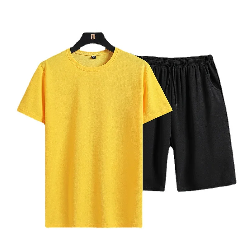 

Factory custom newPure color leisure sports suit 2021 fashion brand new leisure outdoor long-distance running sports five-color